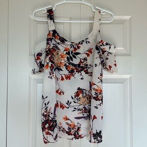 Off the Should Floral Blouse